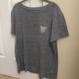 Heather grey vans shirt